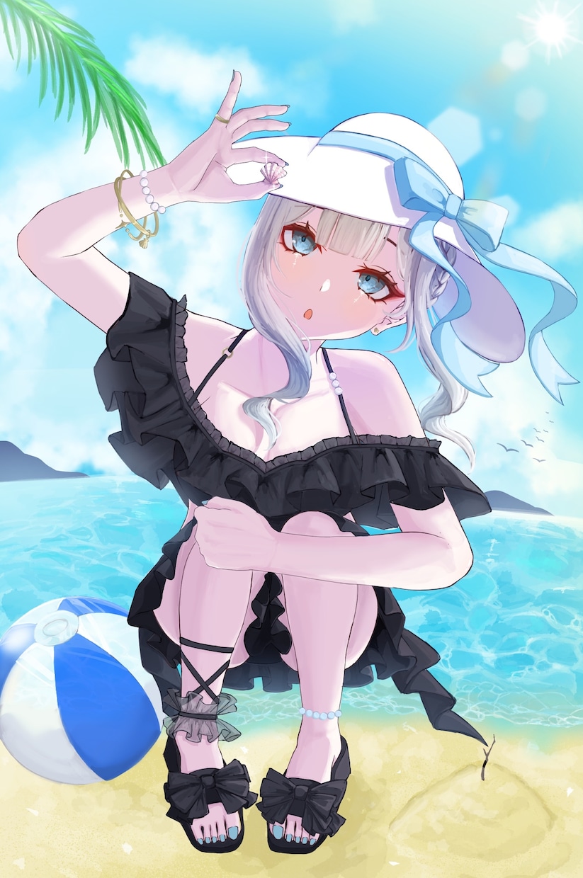 可愛くて魅力的な1枚絵､アイコン､立ち絵を描きます フリルが沢山着いた可愛い衣装を着てる女の子を沢山描きます!! イメージ8