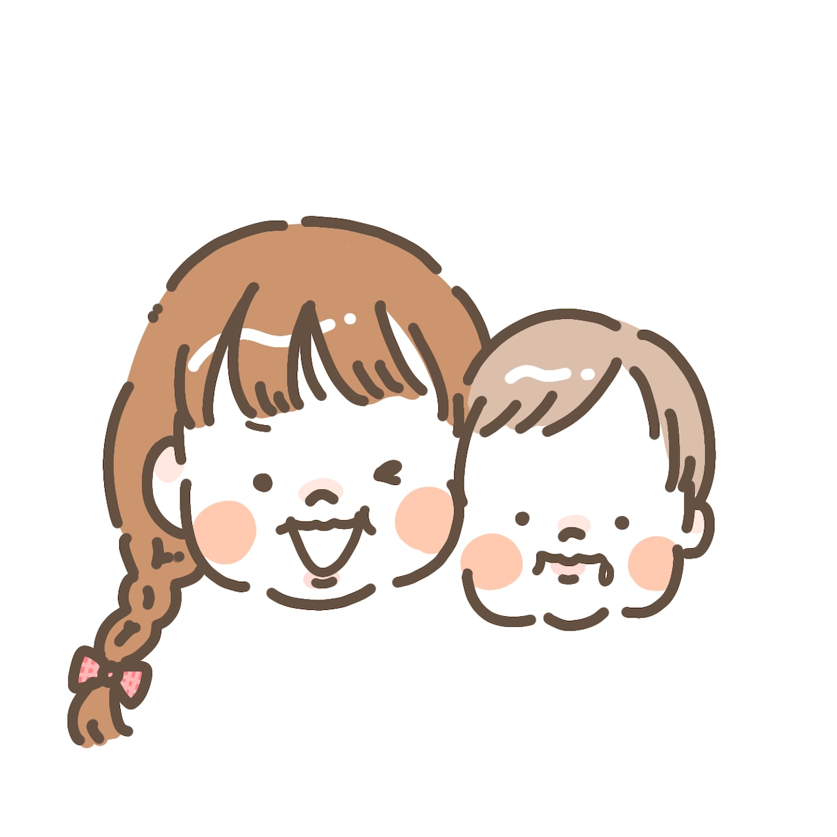 お子さんの似顔絵描きます お子さんのゆるゆる似顔絵描きます イメージ4