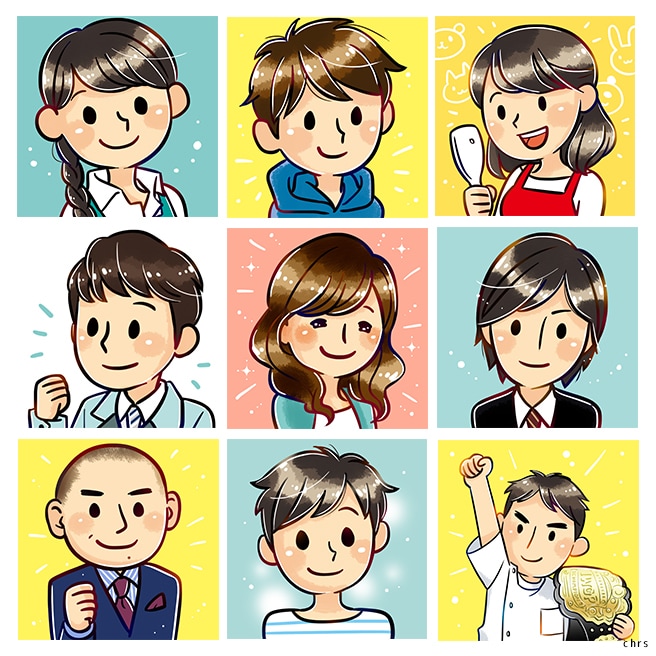 ほっこりやさしいオリジナルアイコンお描きします SNSに、ブログに、プレゼントに！プロの描くアイコンを♪ イメージ6