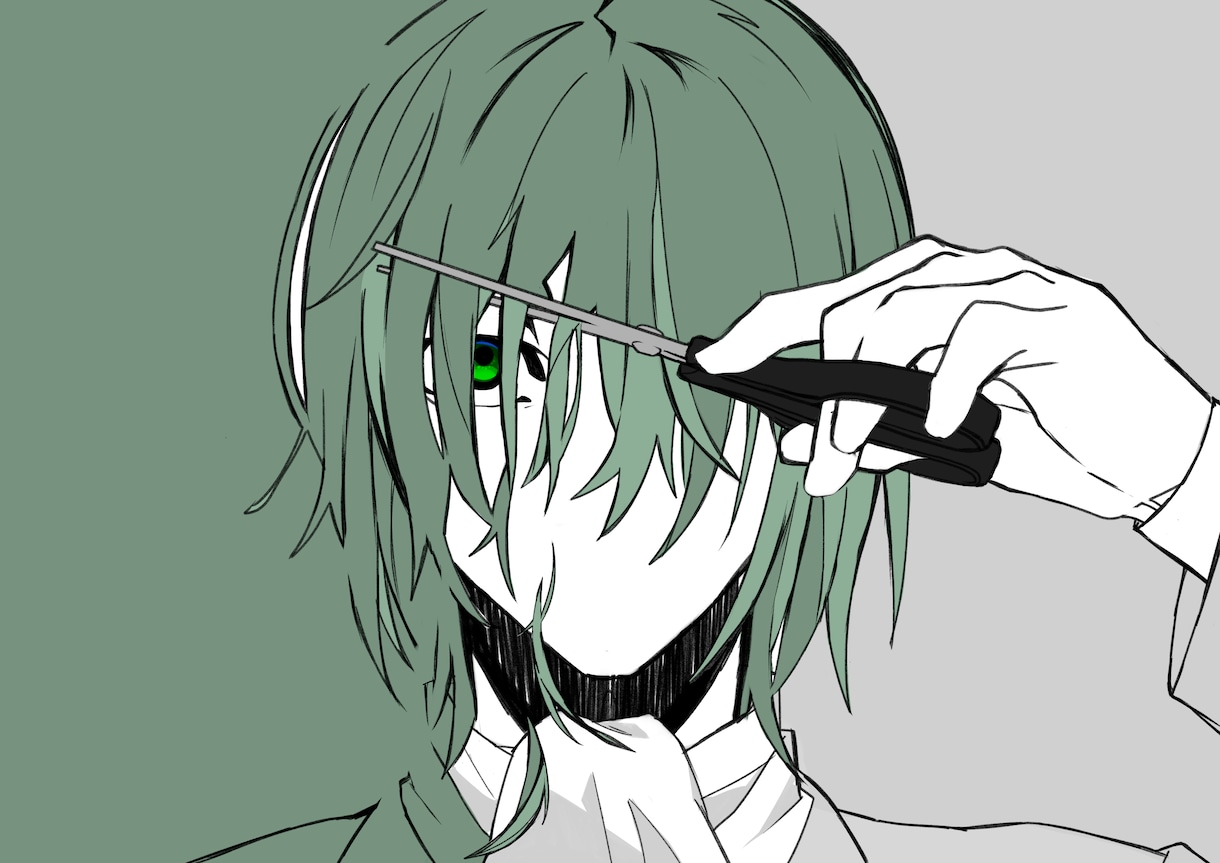 一枚絵やキャラクターデザイン、アイコンお描きします カッコいいイラストお描きします！ イメージ2