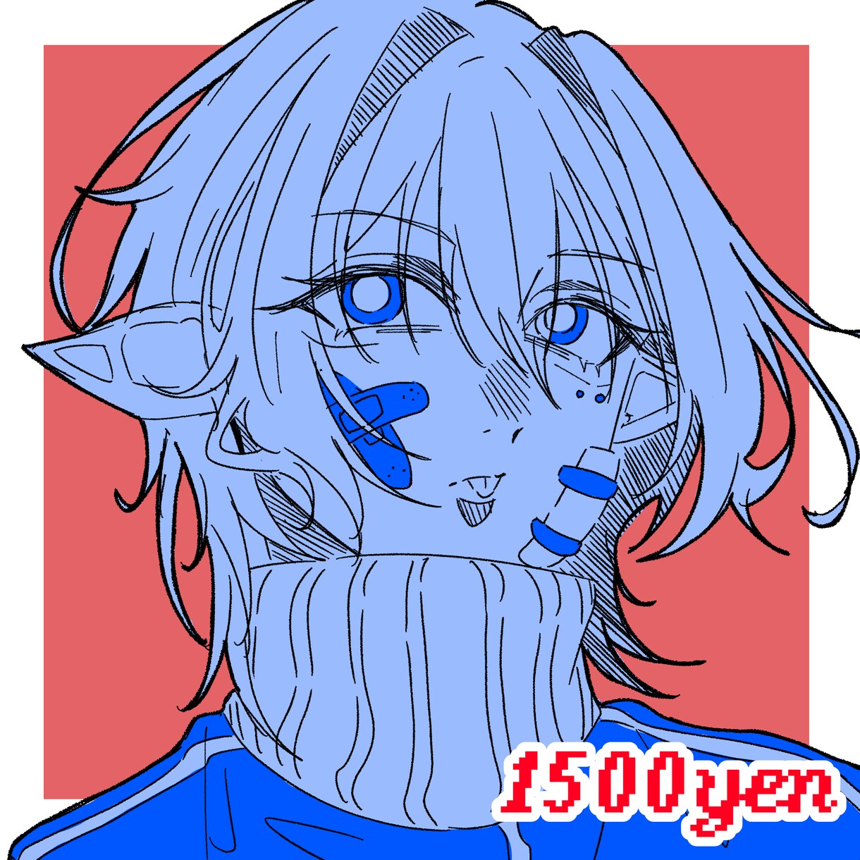 手描き感のある漫画風SNSアイコンイラスト描きます 【最短2日納品！】あなただけの特別なイラスト描きます！ イメージ5