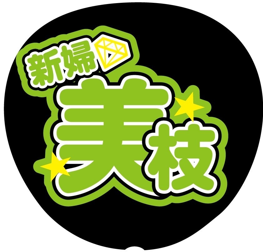 結婚式をライブ風に♡名前入り席札うちわ作成します 裏面シールで簡単貼るだけ‪☆完全オリジナル席札うちわです✨️ イメージ3