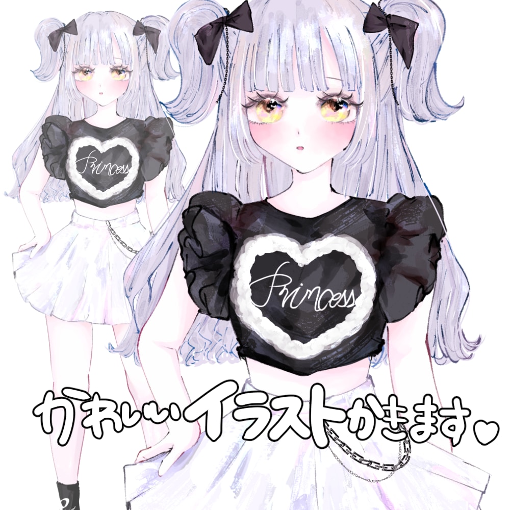 低コスト◎アイコン、MVイラストなど制作します お手頃価格でふわふわキラキラ可愛いイラスト制作します。 イメージ1
