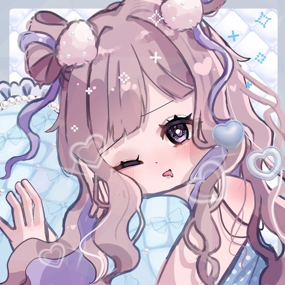 パッと目に留まるかわいいイラストお届けします アイコン、1枚絵、立ち絵等、お手頃価格でお描きします♪ イメージ1