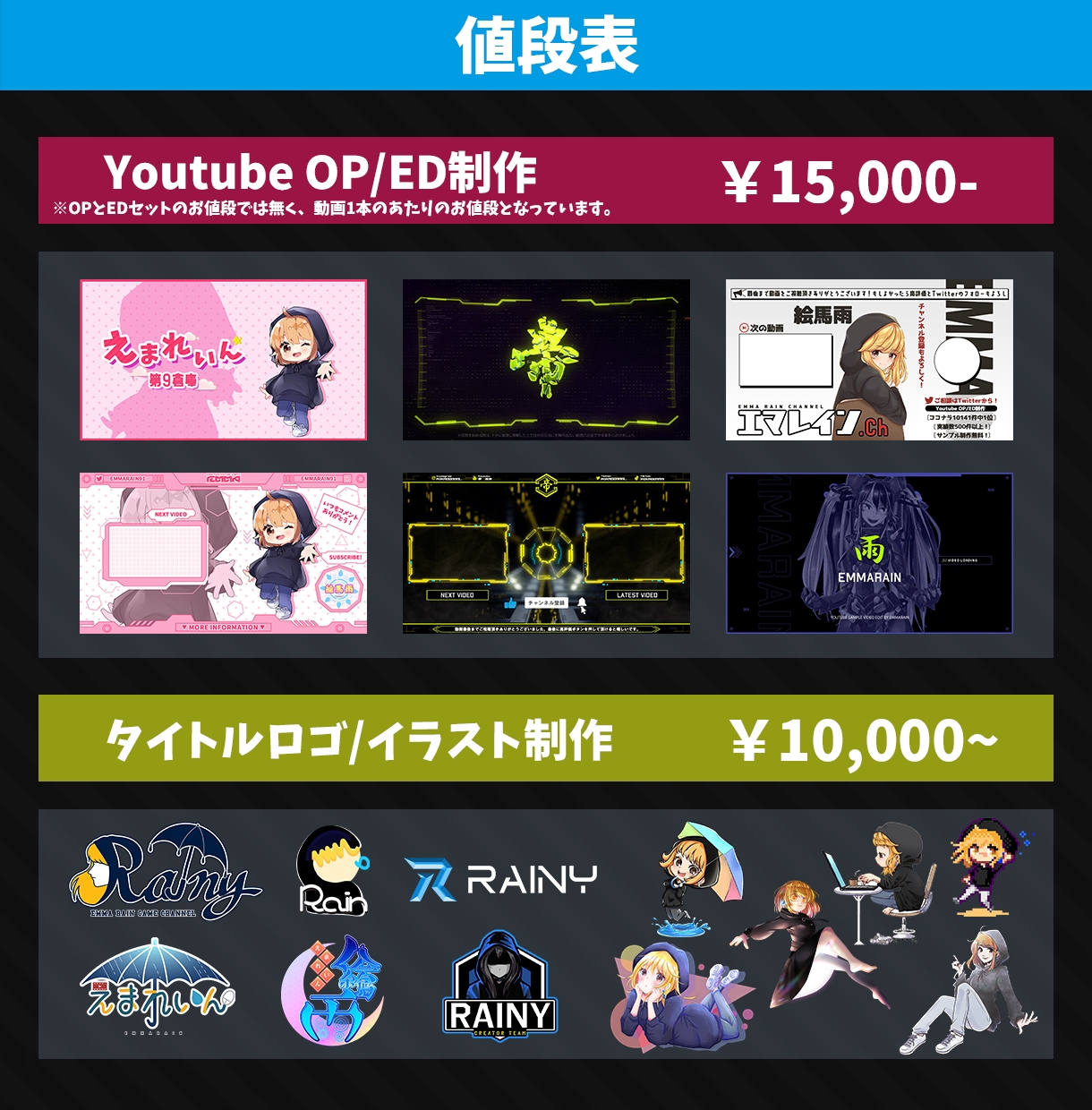 YoutubeのOP/ED動画制作します 総制作数600件以上！格安でハイクオリティー動画をお届け！ イメージ2