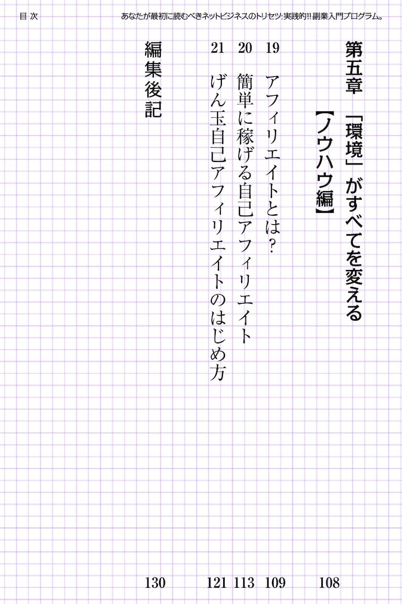実践！副業入門プログラム電子書籍PDF差し上げます 全てが実践的！あなたが最初に読むべきネットビジネスのトリセツ イメージ6