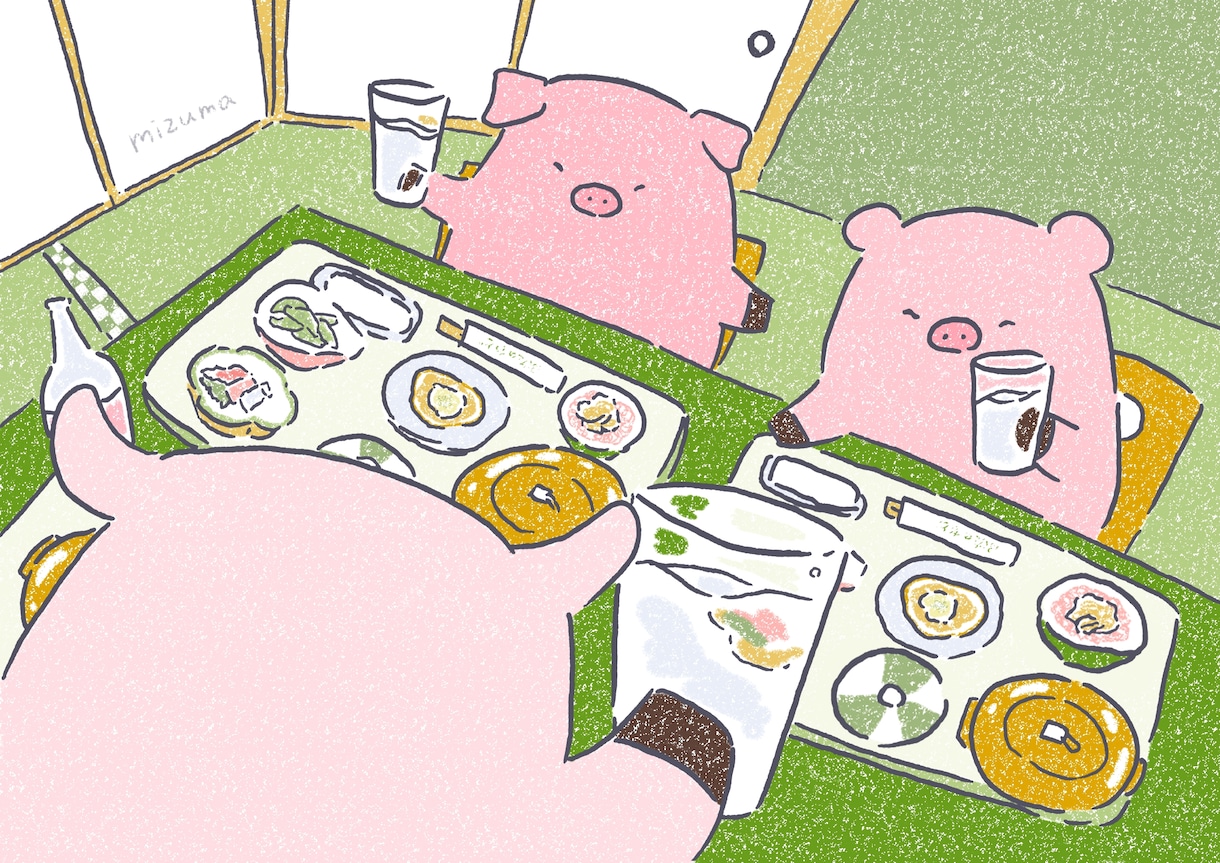 ゆるくてほっこり。動物の一枚絵を描きます 個人サイト、動画用背景、ウェルカムボードなどにどうぞ イメージ8