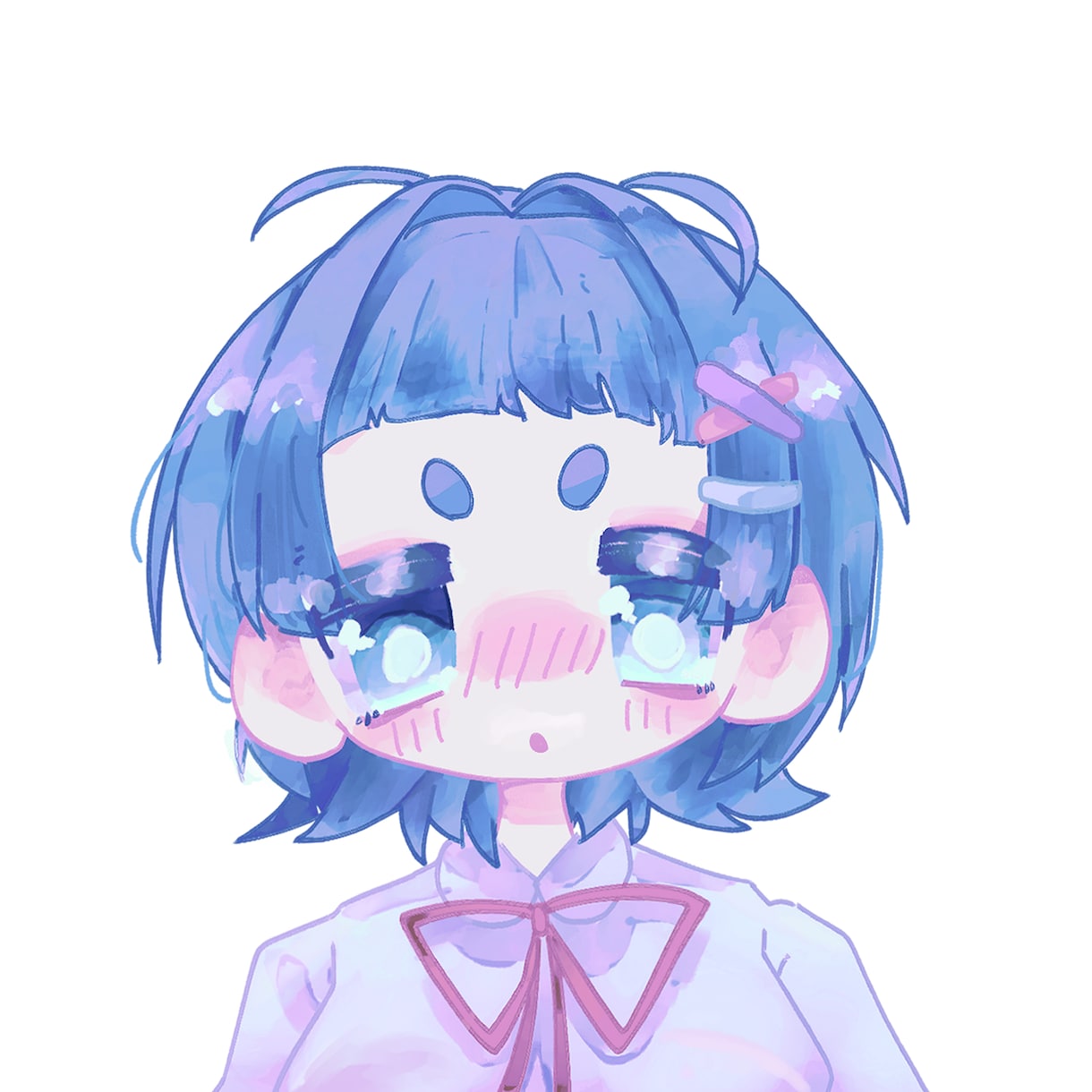ゆめかわ系のバストアップイラストを描きます かわいいポップなカラーイラストはいかがですか？ イメージ5
