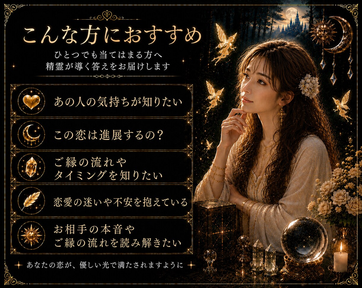 精霊との共鳴、復縁への道筋を読み解きます 精霊白魔術を通じて、忘れられないあの人との復縁成就へ導きます イメージ4