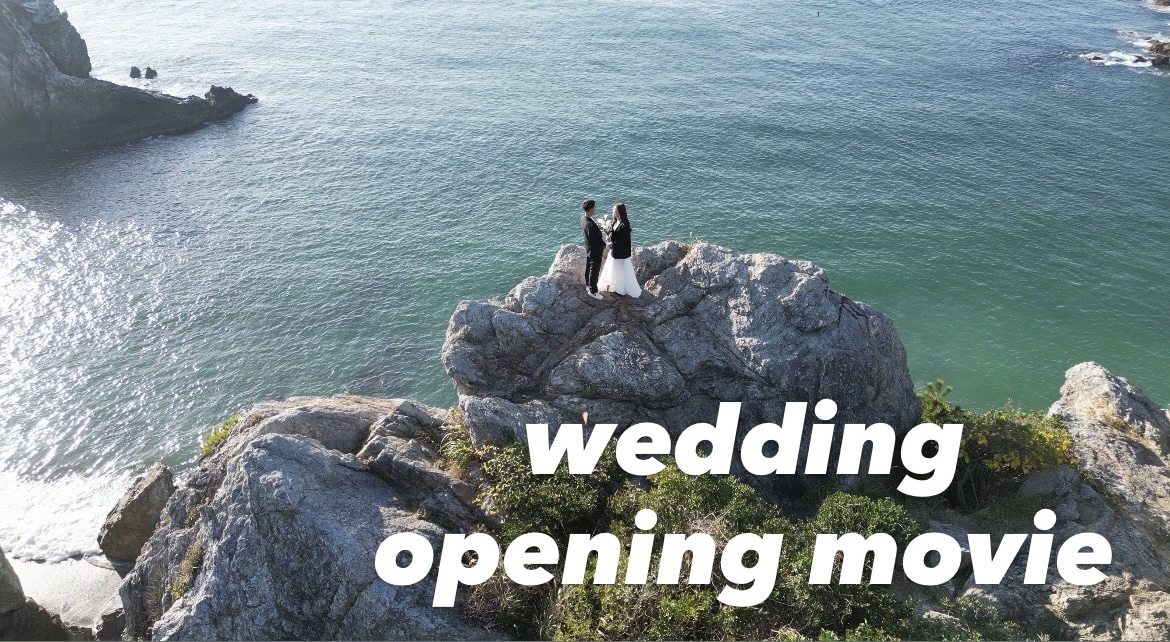 空撮&地上オープニングムービー制作します ドローン空撮で映画風・結婚式オープニングムービー作ります イメージ1