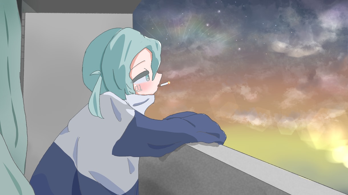 MVやサムネなどに使える個性的なイラスト描きます キュートな絵柄で印象◎あなたの活動お手伝いします！ イメージ3