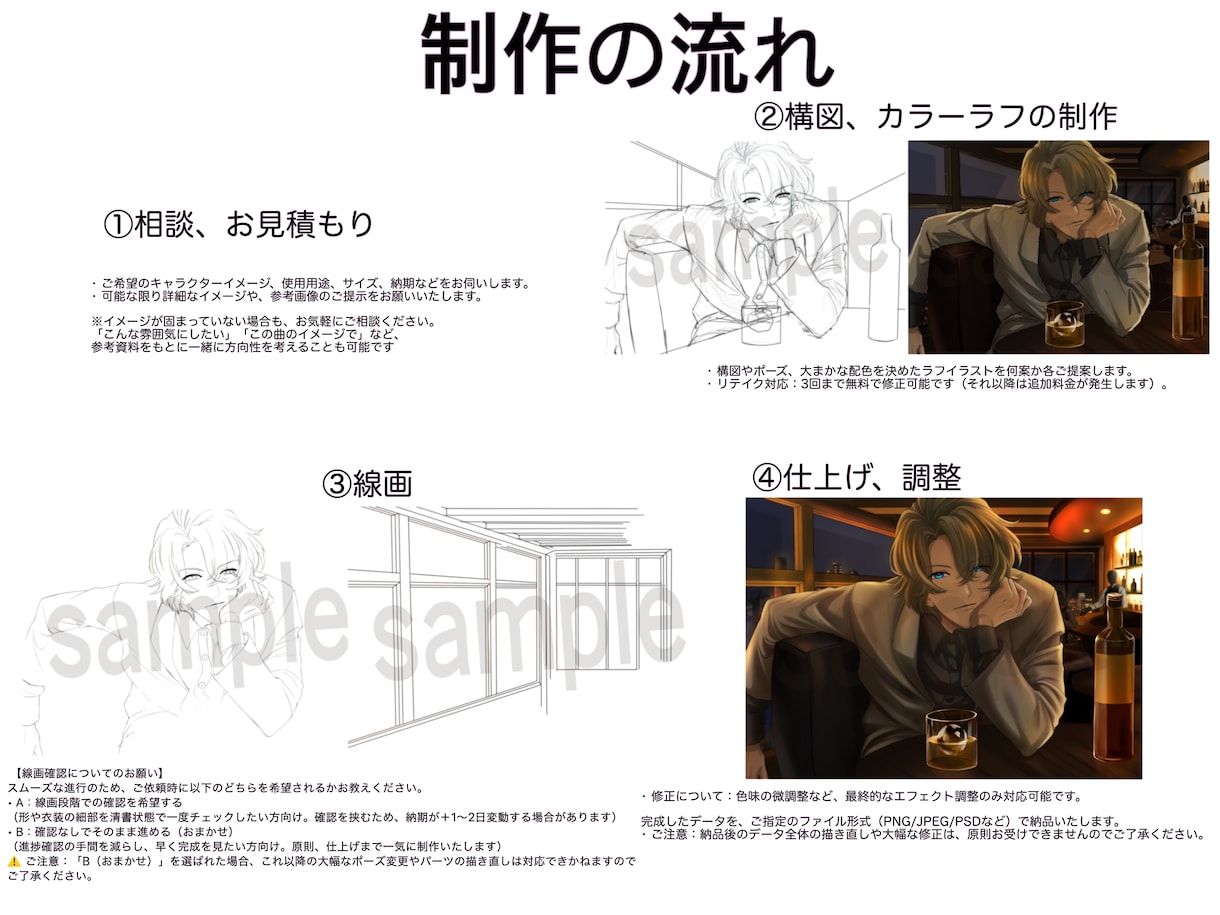 一枚絵・TRPG・配信・歌ってみた等描きます 厚塗りでコントラストや明暗が効いたイラストを描きます。 イメージ2