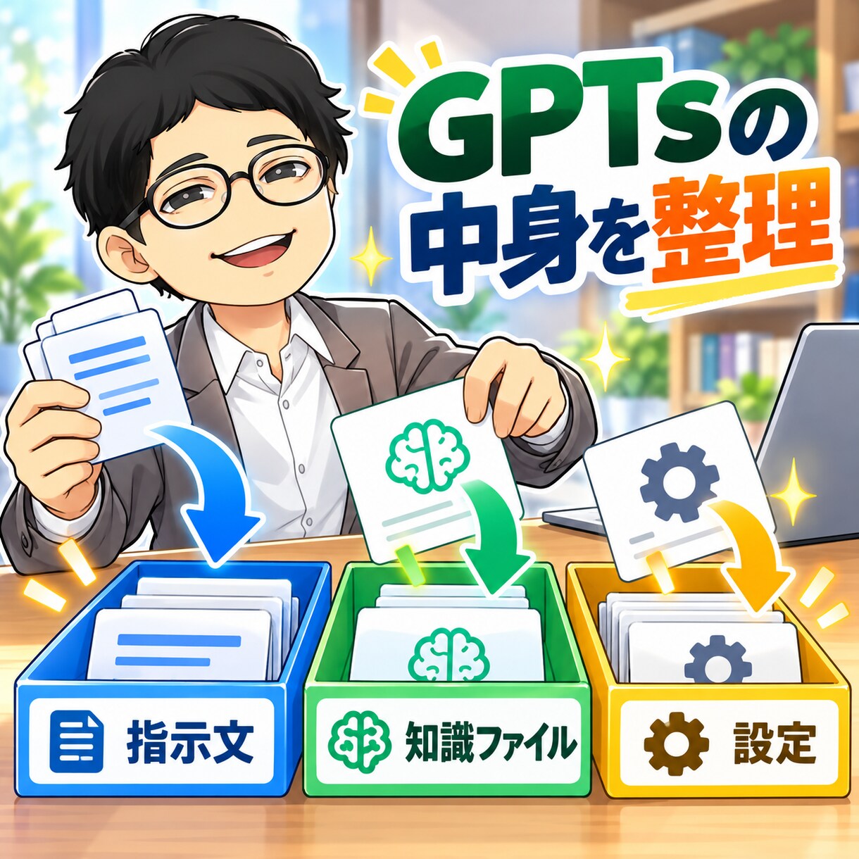 GPTsを再構築し継続利用できる状態にます 作成者不在のGPTsを再構築し継続利用へ イメージ3