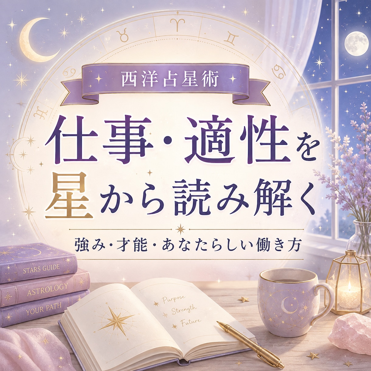 星からあなたの仕事・適性・才能を読み解きます あなたらしく働ける環境と、強みを活か仕方を紐解きます イメージ1