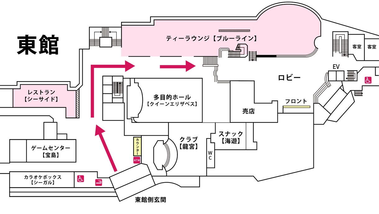 フロアマップ・案内図等いろんな用途の作成致します わかりやすく、デザイン性を重視したものをお届けいたします。 イメージ6