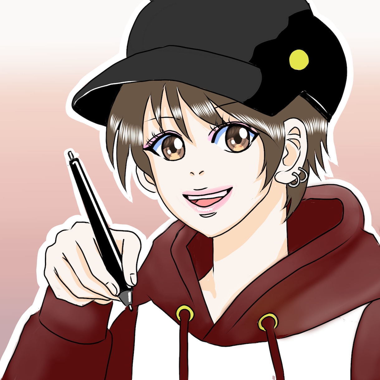 似顔絵かきます お写真を見て似顔絵かきます！男性に特化しています！ イメージ7