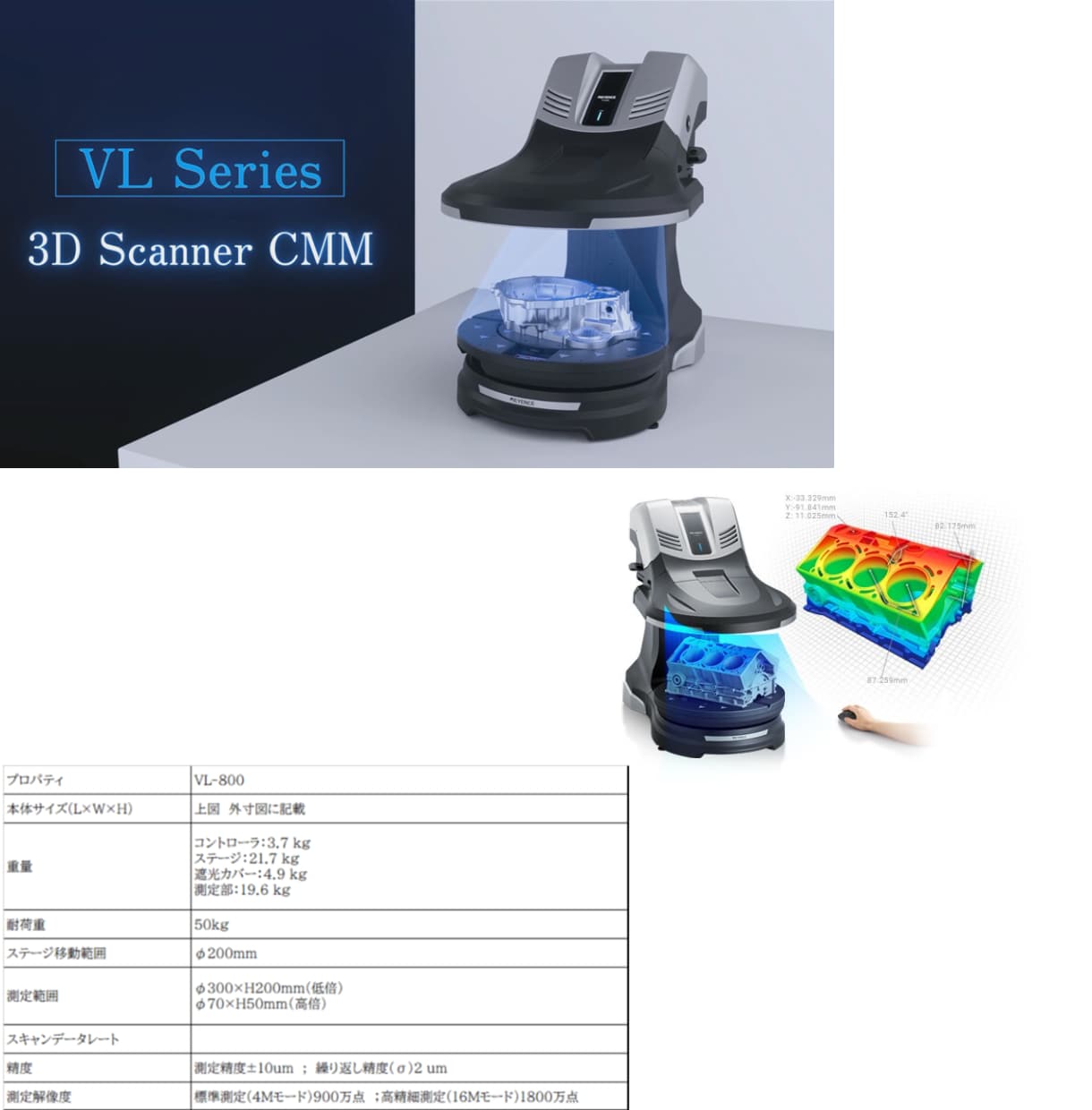 実物を3Dスキャンしてそのまま3Dデータ化します STL、STEP、IGESなど対応可能 イメージ1