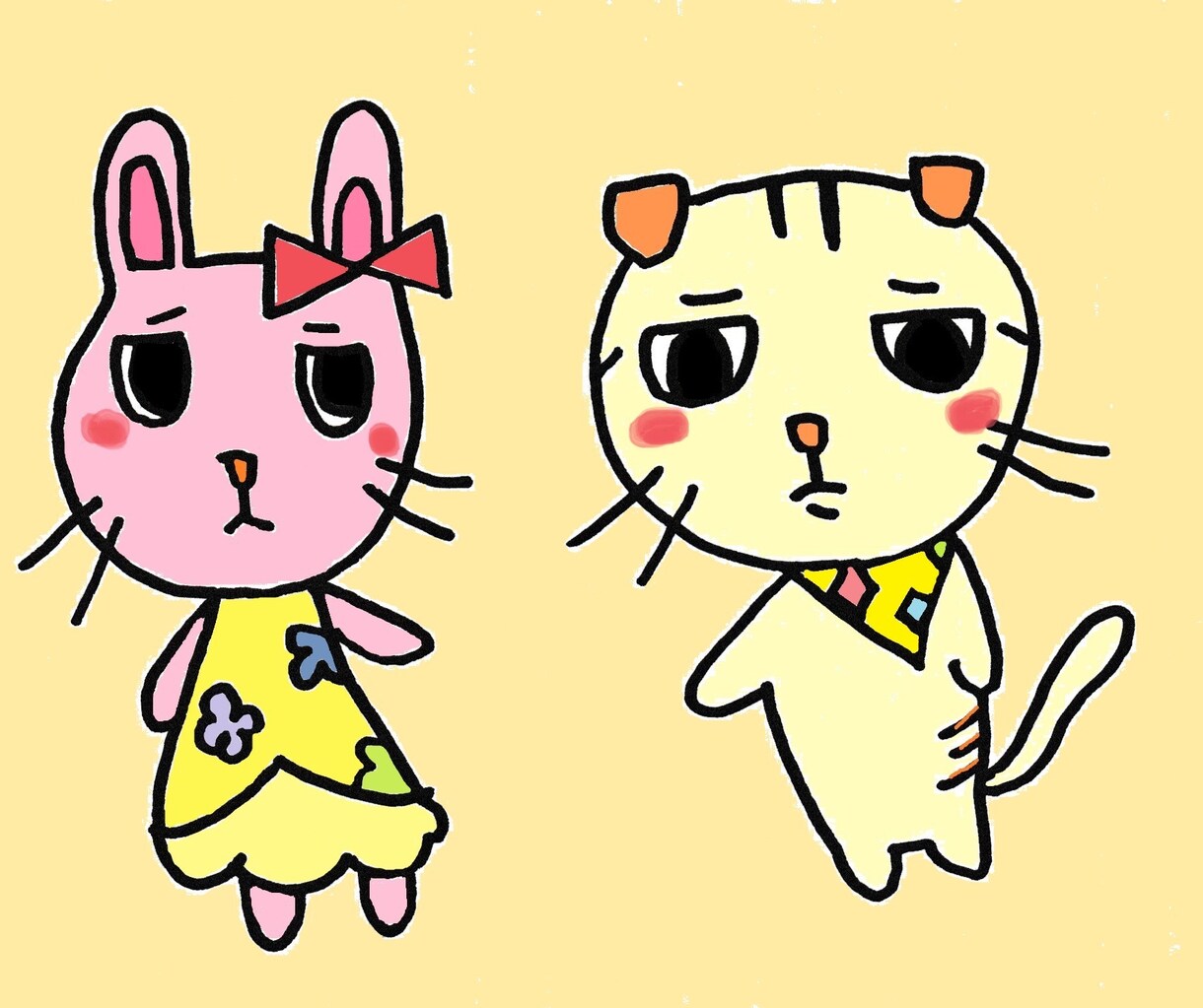 猫ちゃんのイラストを描きます アンニュイな猫ちゃんのイラストを描きます！ イメージ5