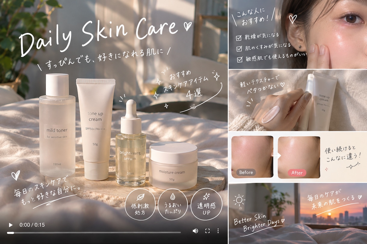 SNS動画や広告動画を編集します ご希望に合わせて丁寧に制作します イメージ2