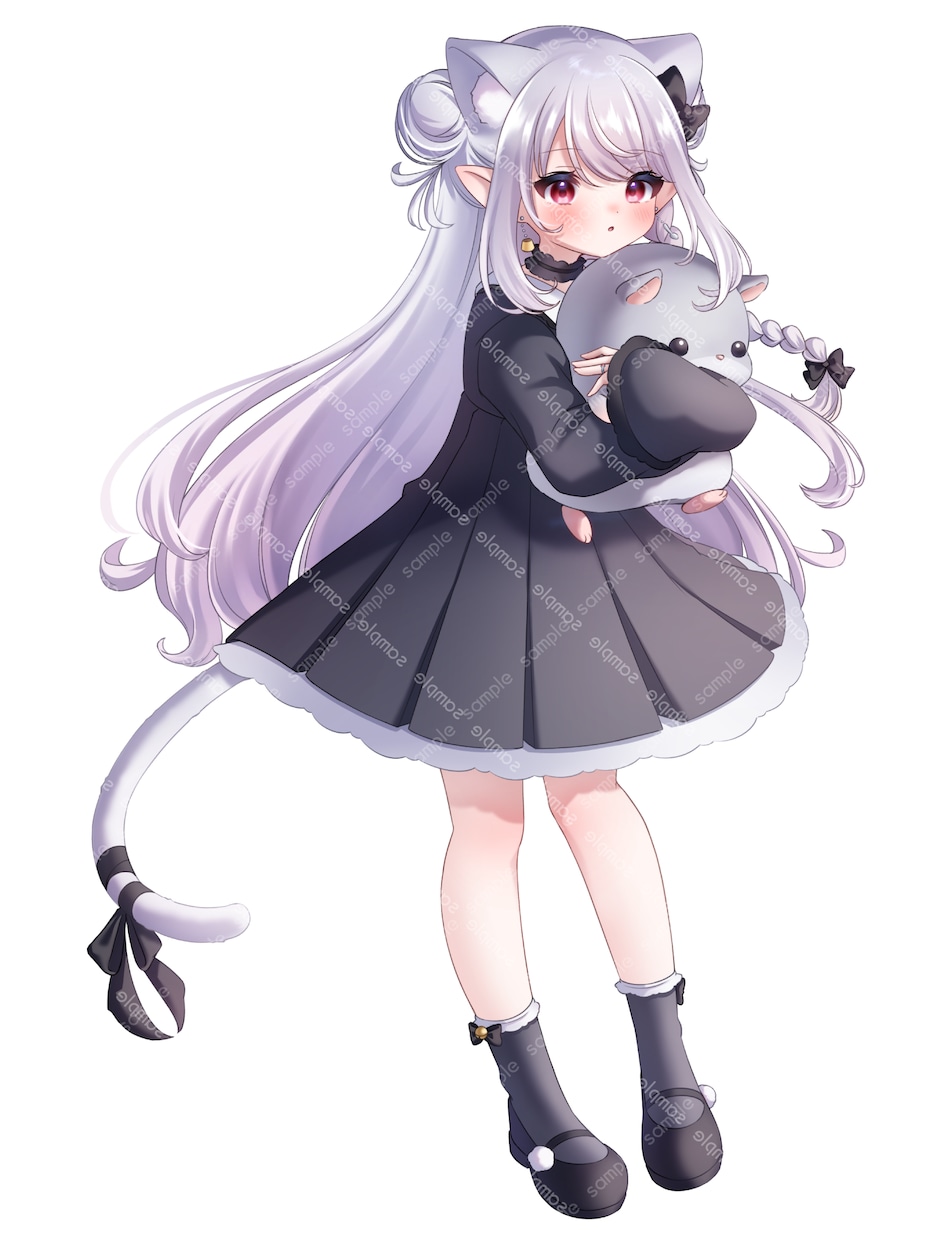 目を惹く可愛いイラストを制作します アイコン、立ち絵、MV用等の等身イラストを制作します！ イメージ6