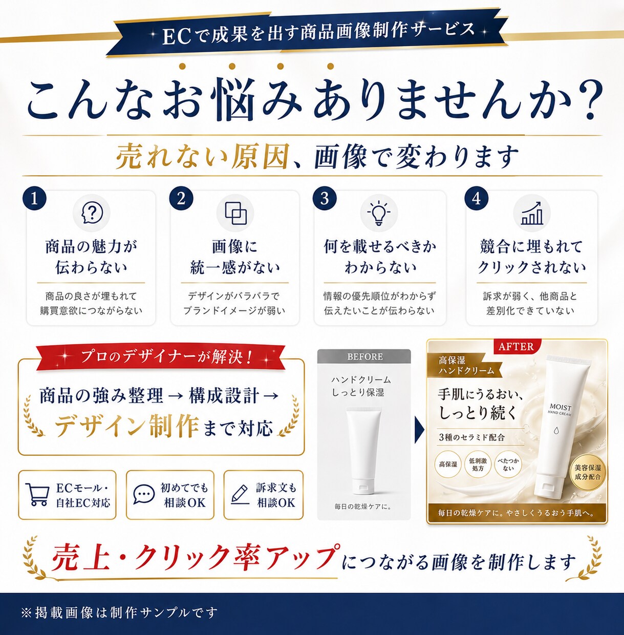 売れる見せ方でAmazon画像作ります 商品の魅力が伝わるEC画像を制作します イメージ2