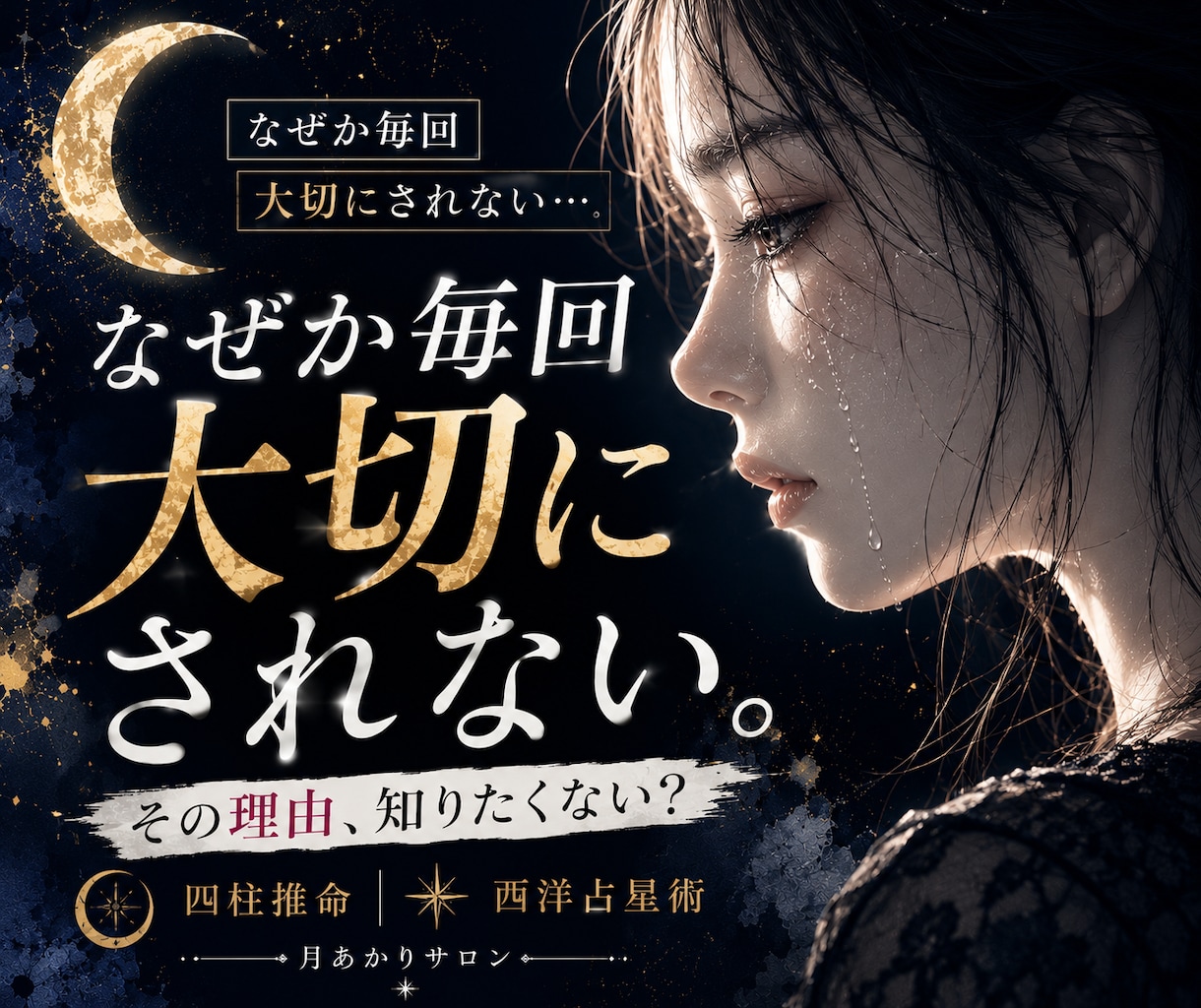 大切にされない恋の理由を読み解きます 苦しい恋を繰り返す理由を鑑定します イメージ1