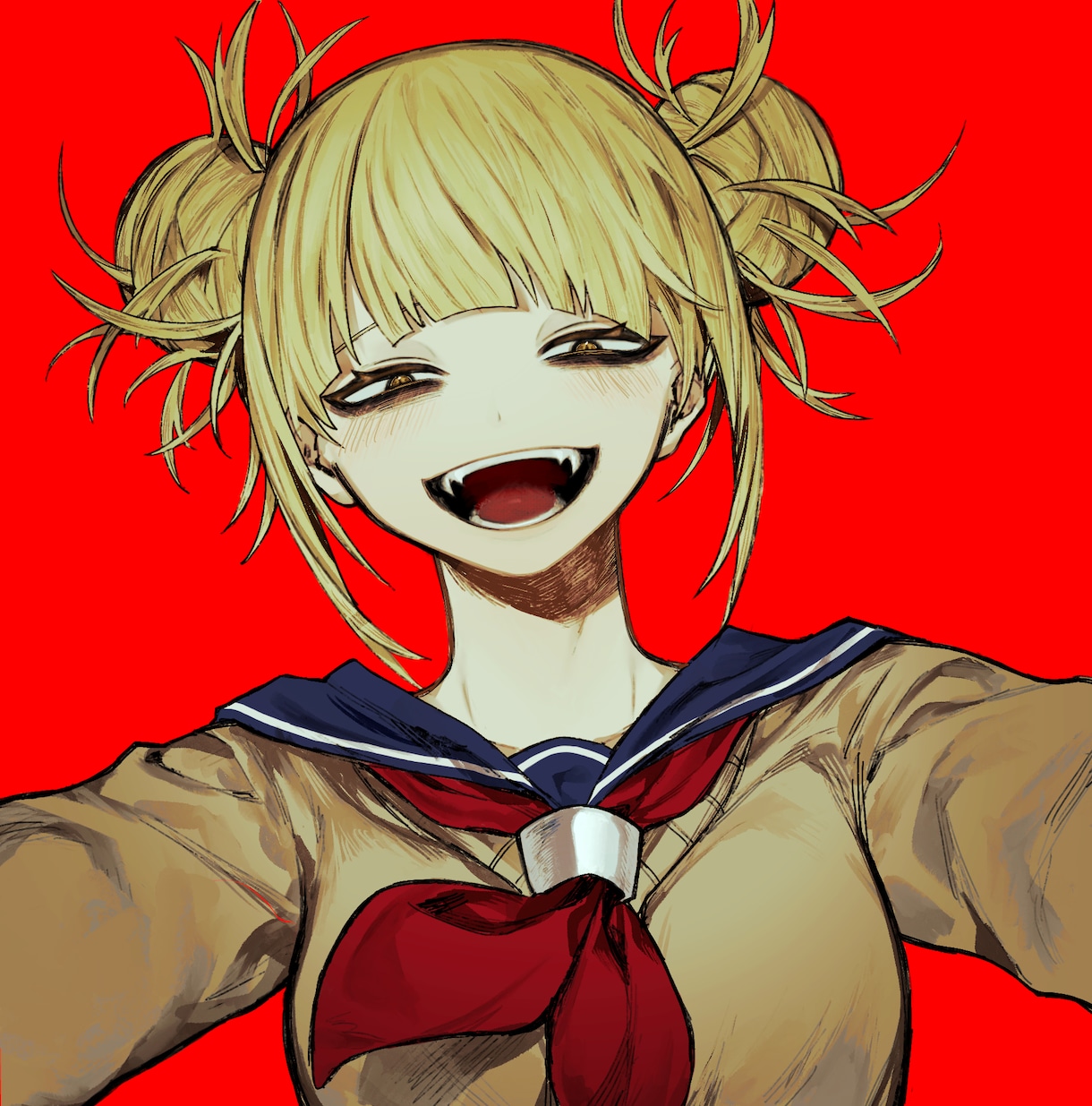 キャラクターイラスト描きます アイコン・立ち絵・動画に使えるコントラストの強い絵柄です！ イメージ1