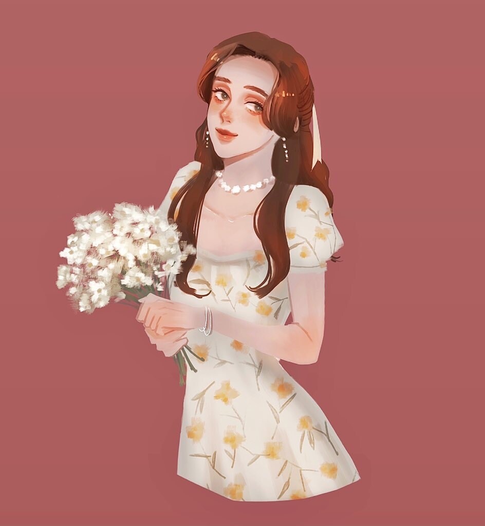 儚げなリアルテイストのイラスト描きます SNSのアイコン、似顔絵等のご依頼受けております。 イメージ5