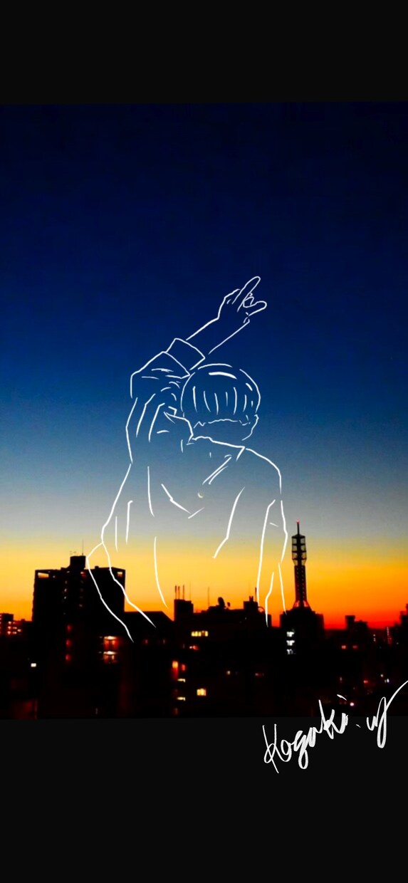 風景画から人物の絵を描きます 自由に描くことが好き。趣味程度の絵描き屋さん。 イメージ2