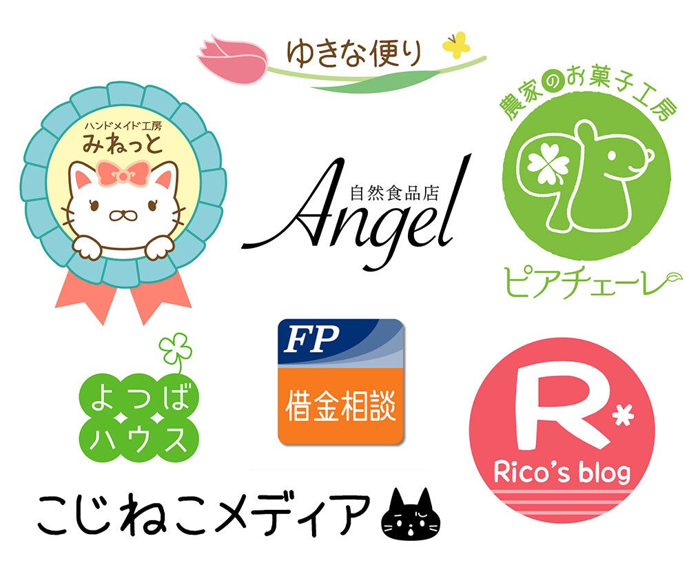 イラスト入り！aiデータ付き【ロゴ】制作します 修正無制限！ラフ3案！aiデータ付♪楽しい可愛いロゴ イメージ3
