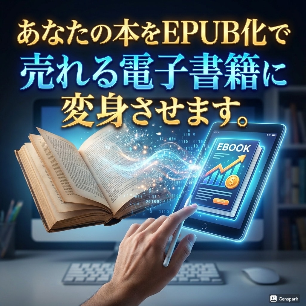 どのデバイスでもEPUBで読みやすい本に仕上げます 忙しいあなたの右腕として、面倒な電子書籍化を丸ごとサポート イメージ3