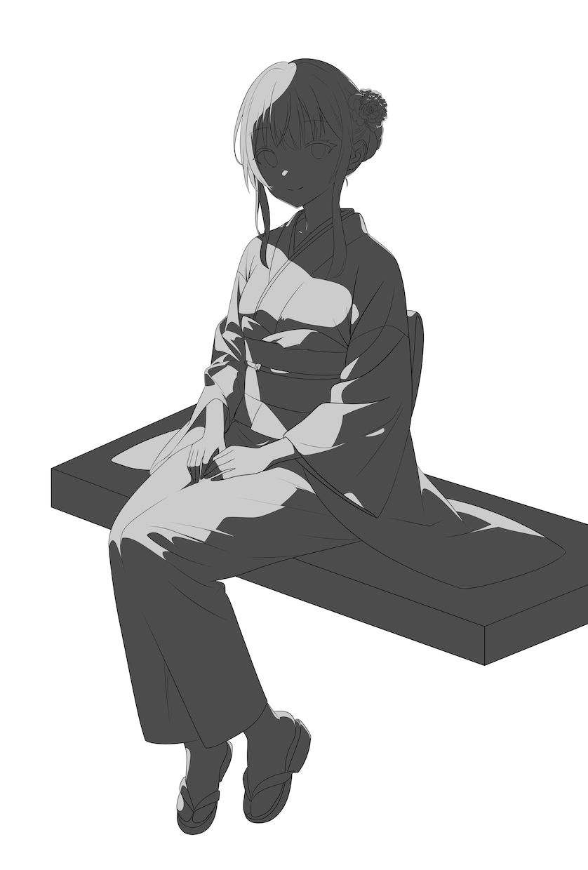 人物画を作成します ※生成AIは一切使用しません。 イメージ1