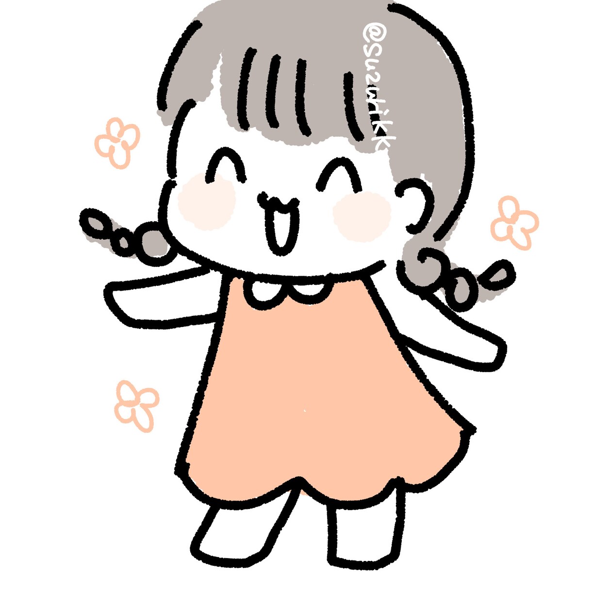 脱力ゆるかわカット描きます 納期早め、サクッとゆるかわイラストが必要な方に イメージ2