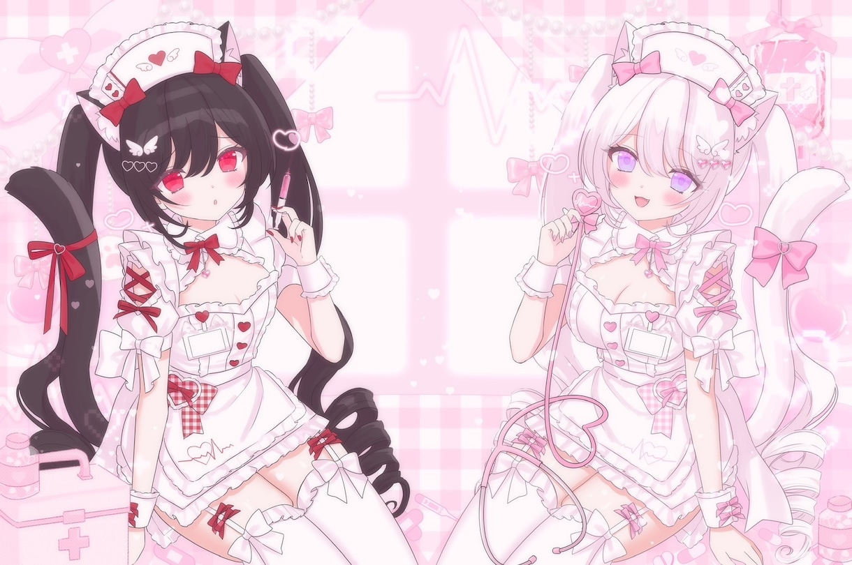 単体&ペア可能！ナース量産を制作します VTuberさんなどにもおすすめです！ イメージ1