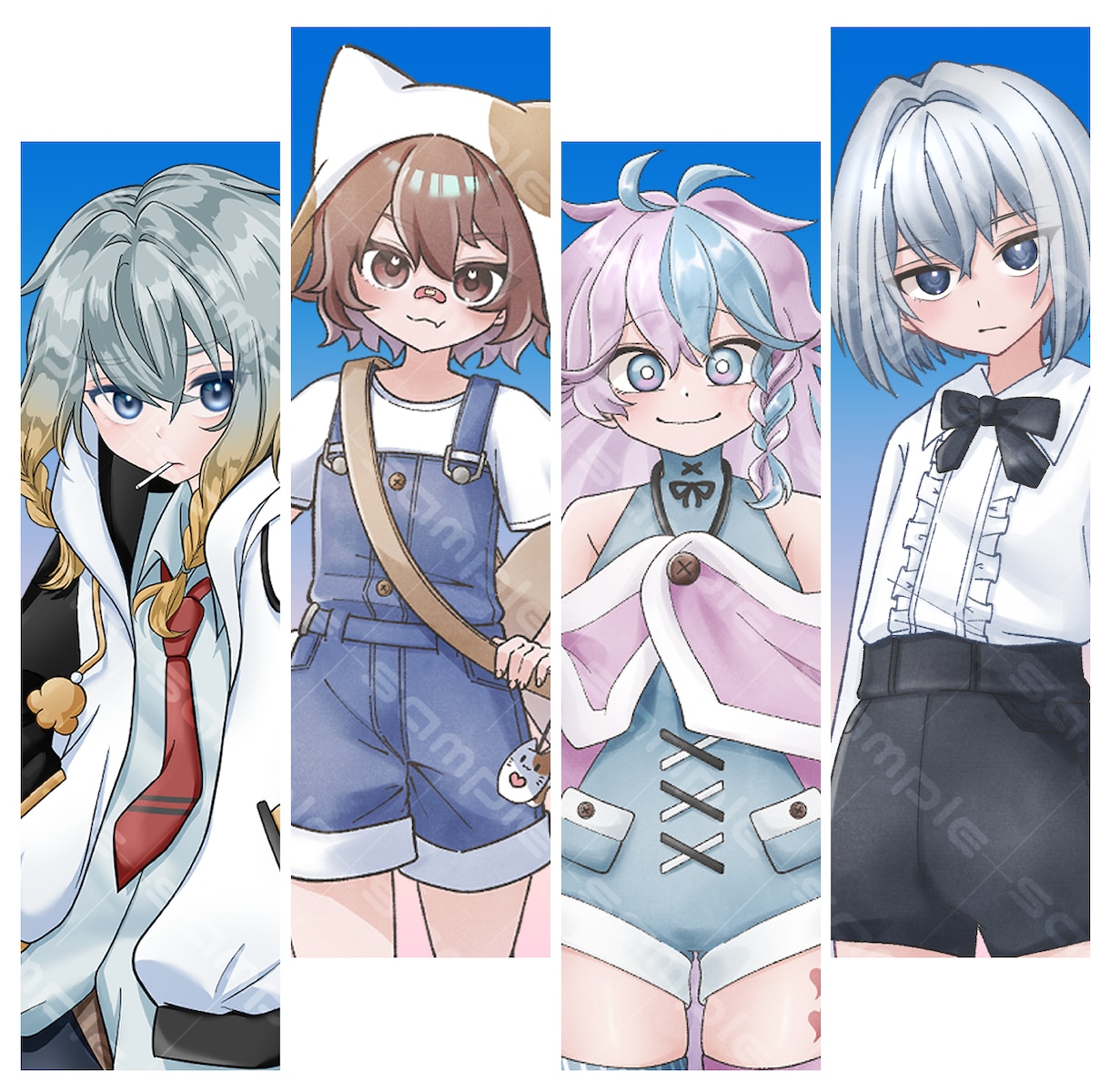 アイコン・サムネ・TRPGの立ち絵を作成します アイコン・サムネ・TRPGの立ち絵をお求めの方へ イメージ1