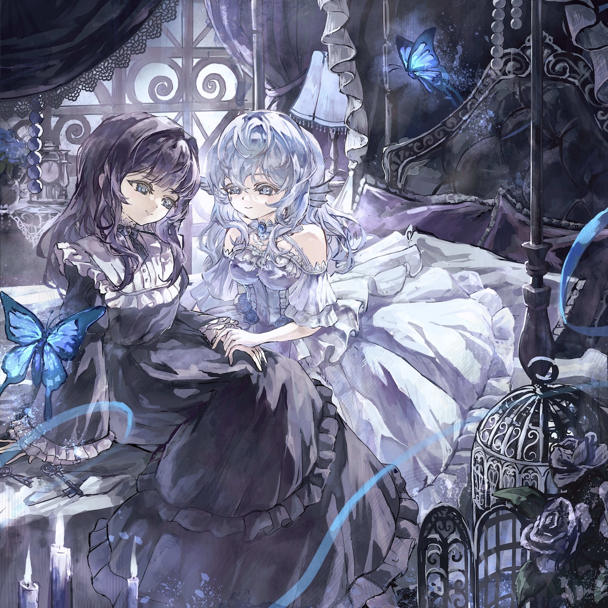 幻想的で美しい世界観の一枚絵を制作します 物語を感じるような、繊細で美しいイラストをお届けします。 イメージ9