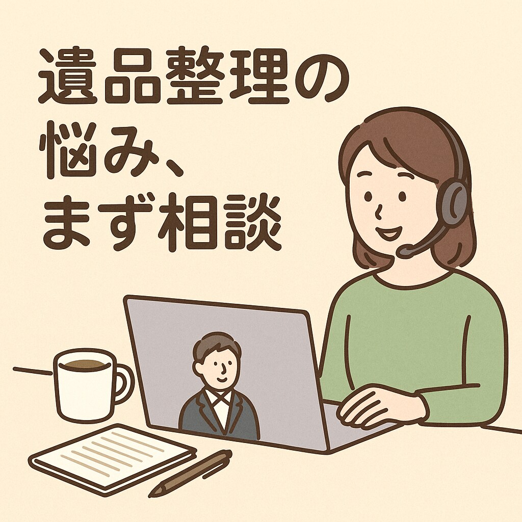 なんでも遺品整理ご相談窓口ます 遺品整理で迷ったら、まずご相談を イメージ1