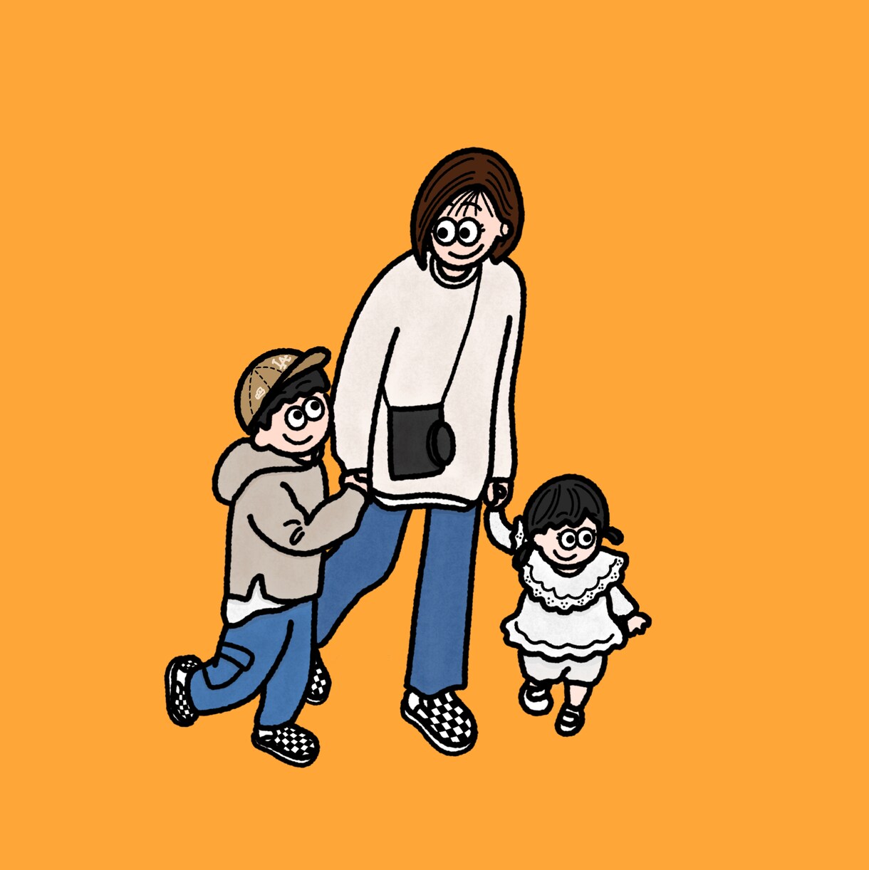 ポップでおしゃれなアイコン・似顔絵を描きます あなただけの特別な似顔絵描きます♪ イメージ5