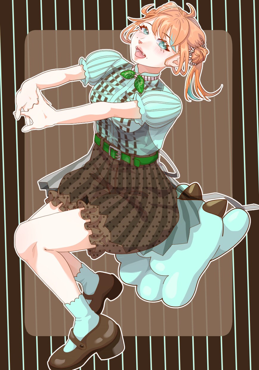 アイコン・1枚絵 ポップで可愛いイラスト制作します SNSのアイコンやサムネイル等に使えるイラストを制作します イメージ2
