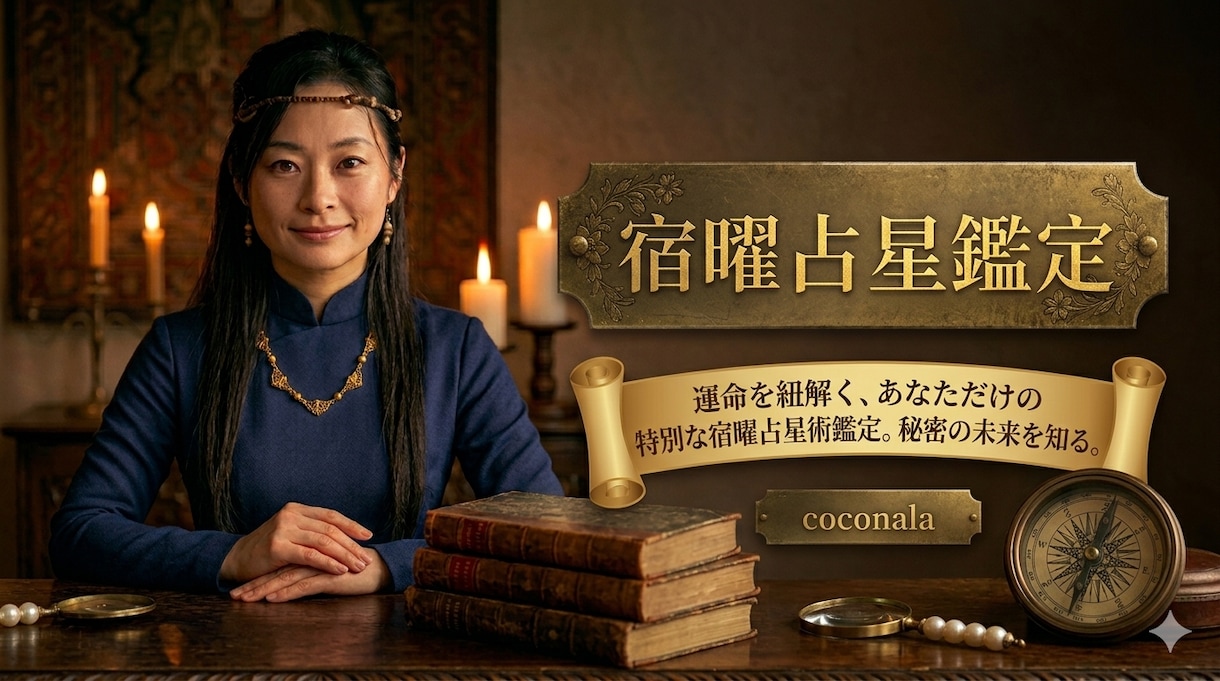 1000人チャレンジ！宿命を導き出します あなたの魂が生まれ持った「宿曜（しゅくよう）」を読み解きます イメージ1
