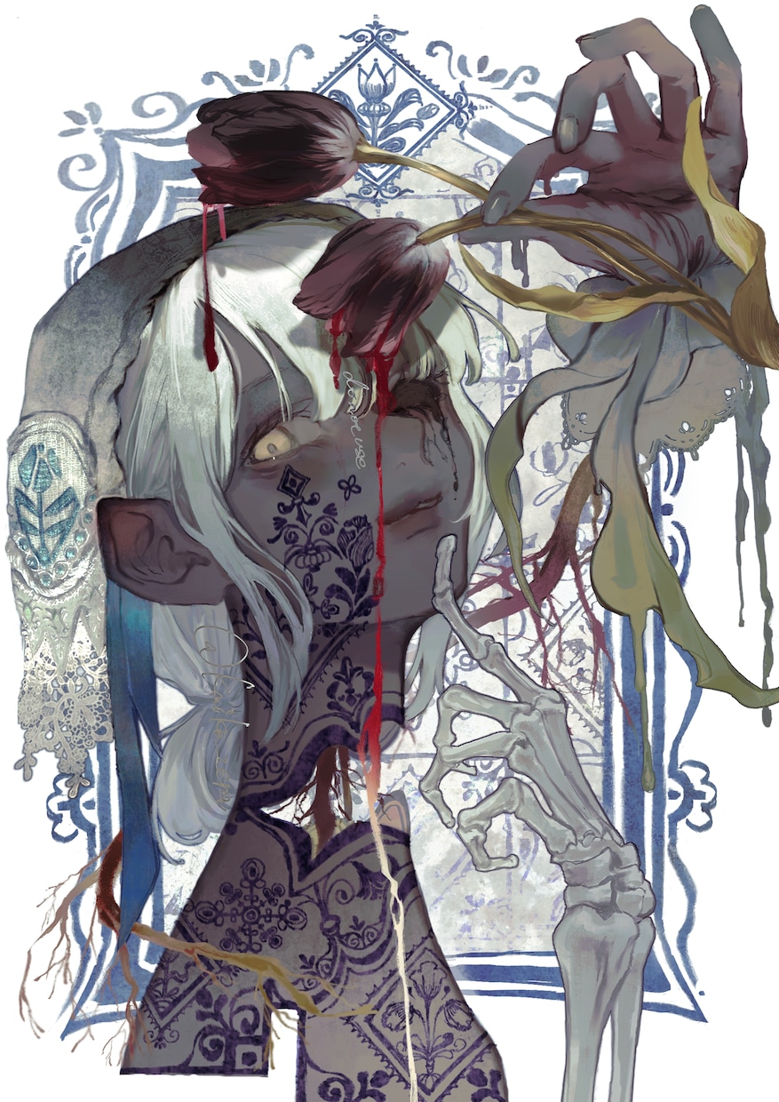 厚塗りで綺麗な世界観のイラストを作成します にじさんじ様実績〇、動画用イラスト、Vtuber活動など イメージ1