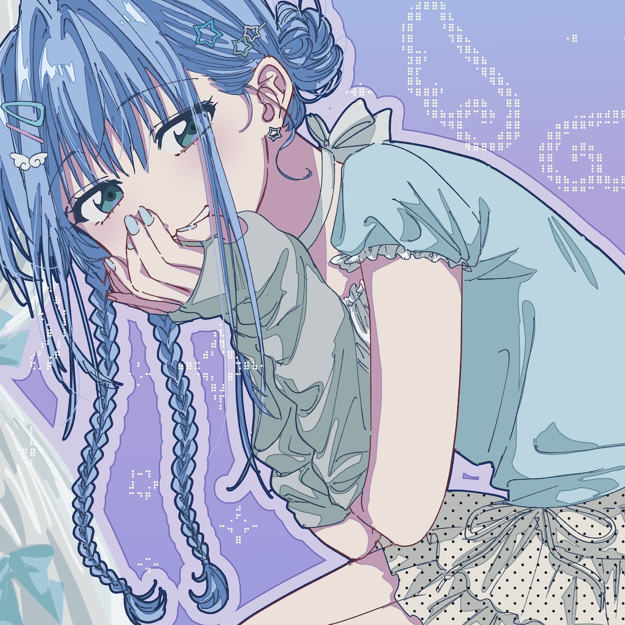 アニメ風のイラスト・アイコンを制作します SNSで映えるアイコン・キャラ一枚絵をアニメ風で描きます イメージ1