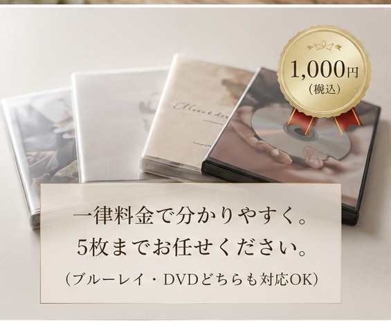 最短即日！結婚式DVDをスマホへ。MP4変換します 思い出を手のひらに。iPhoneやスマホでいつでも感動を再生 イメージ4