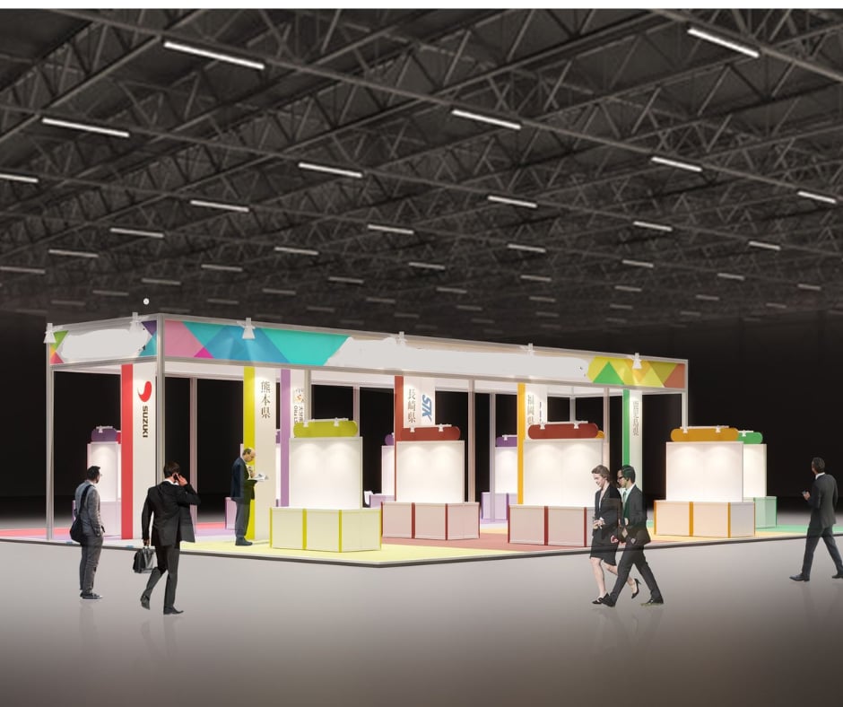 イベント ブース 展示会 ３ｄ パース図面承ります ３D パース イベント 展示会 ブース 図面 パース イメージ5