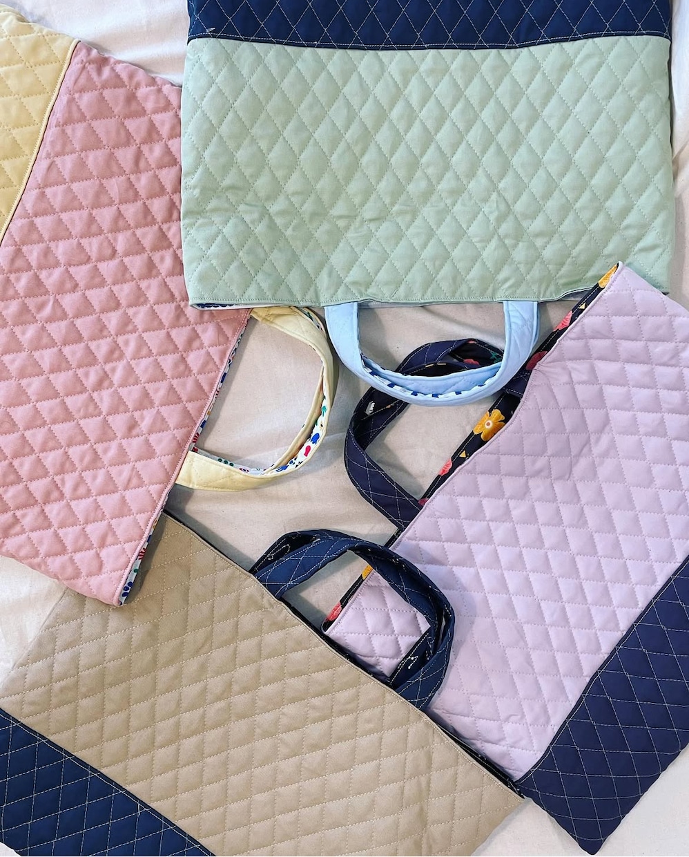 入園・入学グッズをオーダーメイドでお作りします レッスンバッグ・巾着など、指定サイズでお作りします♡ イメージ2
