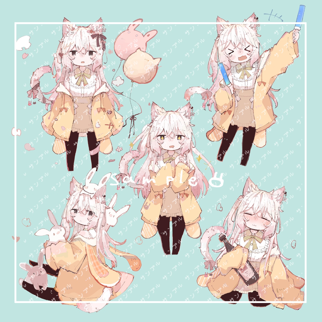 ミニキャラ描きます ゆるふわな絵柄を求めてる方にオススメ イメージ2