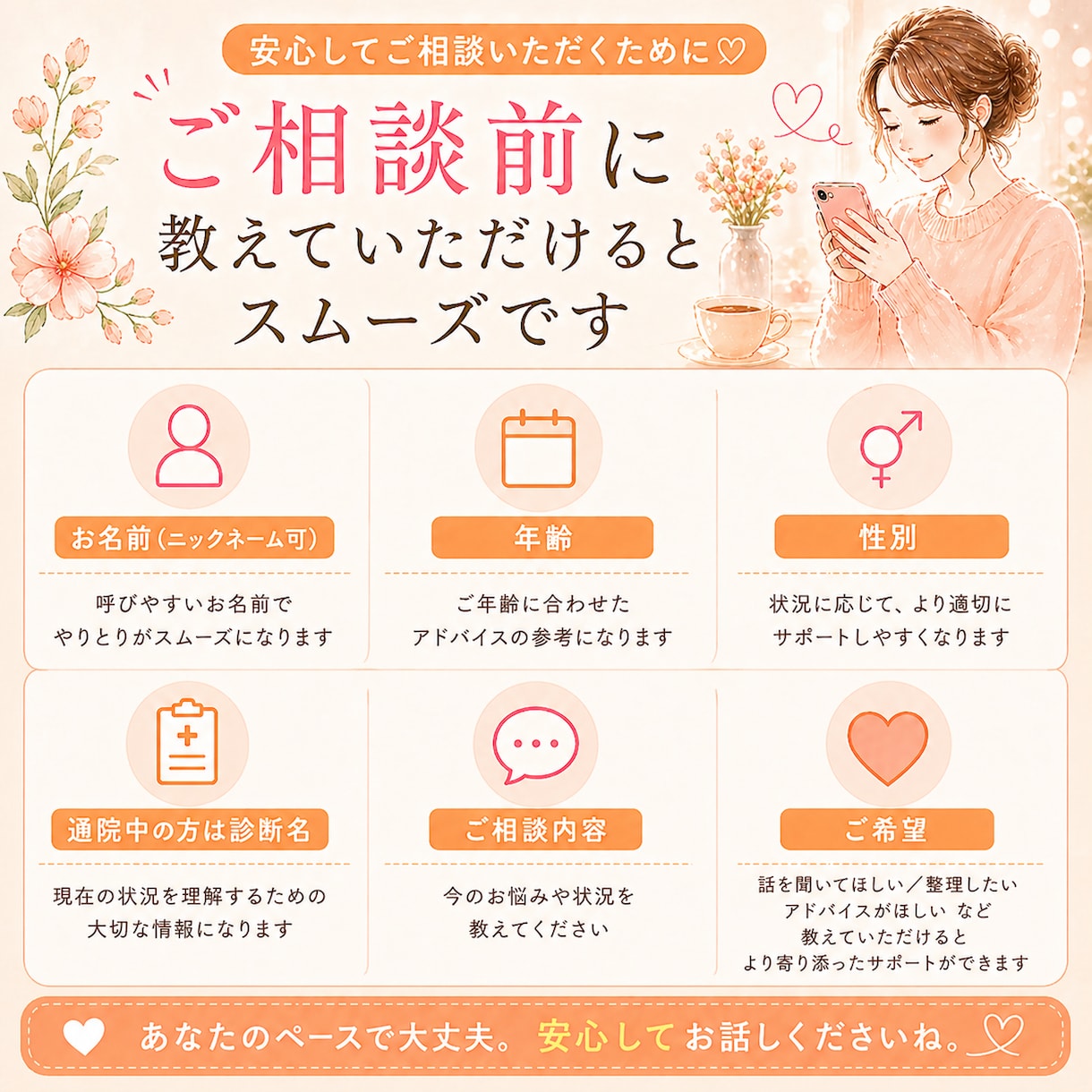 SNSで気軽に相談できる安心の場所をお届けします _3日で3通_話すだけでも大丈夫、やさしく寄り添います イメージ9
