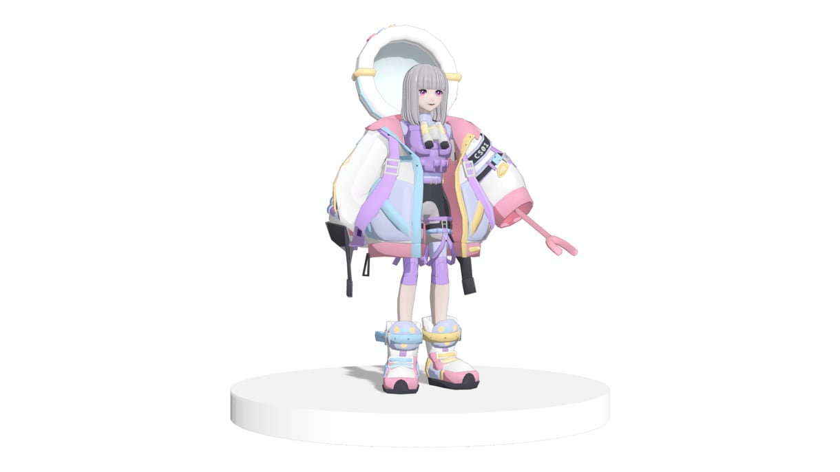 キャラクターデザインからVRM化まで承ります Vtuberになりたい方、ゲームのキャラクターなどにおすすめ イメージ3