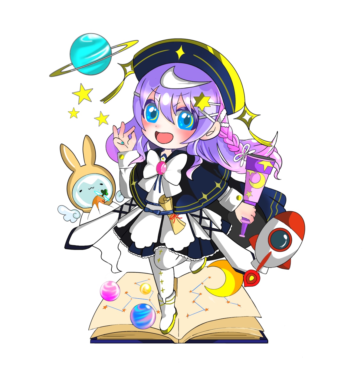 可愛さと個性を両立したSDキャラクターを描きます ぷにっとしたかわいいSDキャラクターが得意です イメージ1