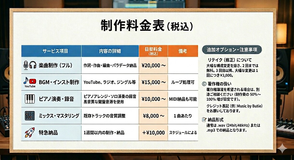 ミックスからマスタリングまでカバーします 高品質&即納も可能です！お気軽にどうぞ！ イメージ1